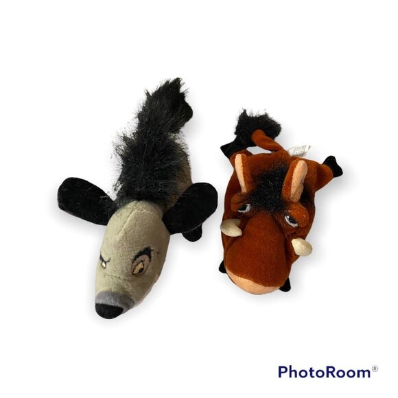 Disney Store The Lion King Banzai Hyena & Pumbaa Warthog 8" Plush Stuffed Animal - Picture 2 of 4